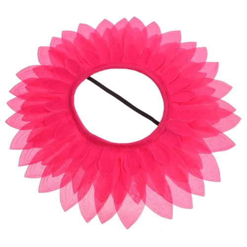Vaguelly Sonnenblumen-kopfbedeckung Für Tanzpartys Lustige Kopfbedeckung in Sonnenblumenform Für Erwachsene Und Kinder von Vaguelly