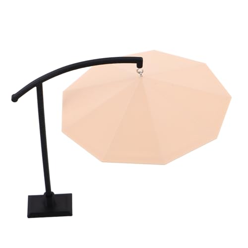 Vaguelly Sonnenschirm Für Den Außenbereich Terrassentischschirm Miniatur Puppenhauszubehör Mini Sonnenschirm Mini Puppenhaus Outdoor Zubehör Pla Weiß von Vaguelly