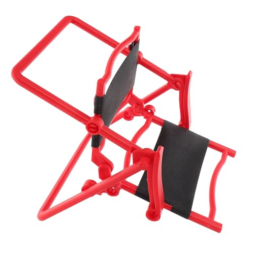 Vaguelly Miniatur-klappstuhl Für Puppenhaus 30 cm Puppenmöbel Modernes Set Roter Klappstuhl Für Spielzeug Vaguelly Miniatur-klappstuhl Für Puppenhaus 30 cm Puppenmöbel Modernes Set Roter Klappstuhl Für Spielzeug von Vaguelly
