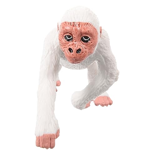 Vaguelly Simulation von Tierfiguren Wilde Mikro-Landschaftsornament Spielzeug Modelle Schimpansen-Dekor Simulations-Schimpansenfiguren Statue Ornamente Makaken Kind schmücken PVC von Vaguelly