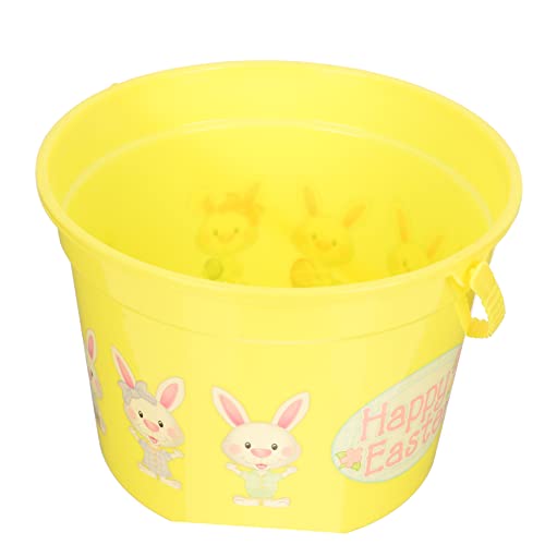 Vaguelly Strandeimer Wassereimer Aus Kunststoff Sandwanne Hasendesign-Eimer Für Ostern Sandeimer Strandsandeimer Kleiner Sandeimer Eimer Mit Kaninchenmuster Yellow Plastik Vaguelly Strandeimer Wassereimer Aus Kunststoff Sandwanne Hasendesign-Eimer Für Ostern Sandeimer Strandsandeimer Kleiner Sandeimer Eimer Mit Kaninchenmuster Yellow Plastik von Vaguelly