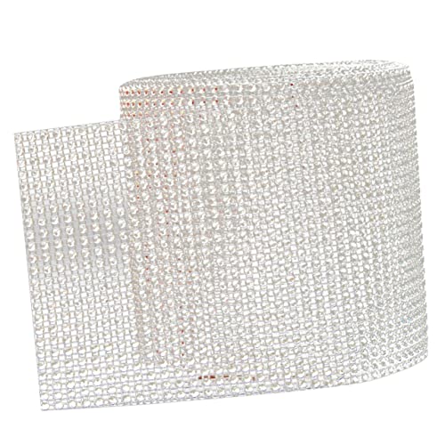 Vaguelly Strassband Roll Reihen Silber Glitzerndes Mesh Band für Hochzeitsdeko Tortenverzierung Geschenkboxen Bastelaccessoires Robust und Vielseitig für DIY Schmuck Partydekoration Vaguelly Strassband Roll Reihen Silber Glitzerndes Mesh Band für Hochzeitsdeko Tortenverzierung Geschenkboxen Bastelaccessoires Robust und Vielseitig für DIY Schmuck Partydekoration von Vaguelly