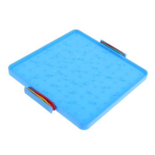 Vaguelly Studenten-Pinnwand Pegboard-Kit Geotafeln für das Klassenzimmer Teilungsmanipulationen Koordinatenachsen-Whiteboard mathematisches Brettspielspielzeug Mathe-Spiele Plastik Blue von Vaguelly