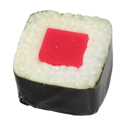 Vaguelly Sushi-Modell Sushi-Algen Sushi- Sushi-Ornament Sushi-Simulationsmodell Sushi -Modell Japanisches Essen Modell Simulationsspielzeug für Reisbällchen-Modell PVC von Vaguelly