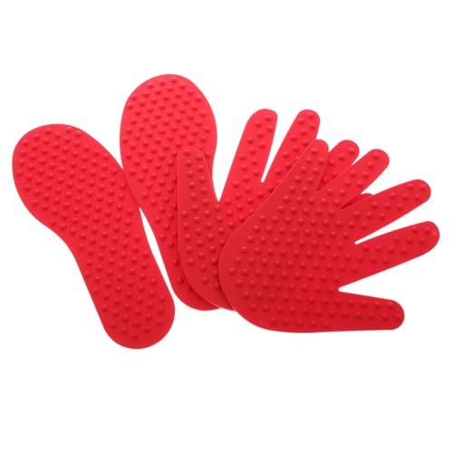 Vaguelly Tactile Sensory Matten für Hand und Fußabdrücke Weiche Motorik Pads Koordination für Kindergarten und Outdoor Spiele von Vaguelly