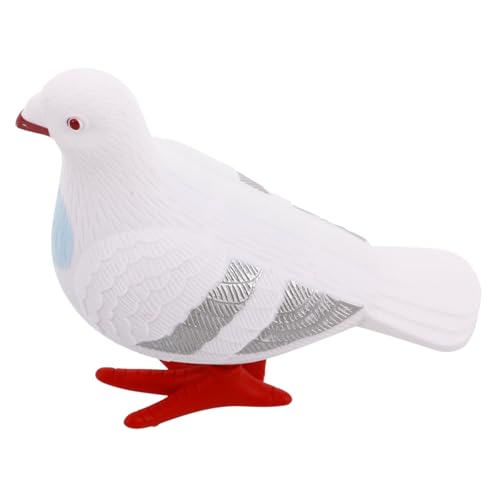 Vaguelly Vogelfiguren Zum Aufziehen Taubenspielzeug Für Jungen Und Mädchen Frühes Lernspielzeug Batteriebetrieben Entzückende Taubenform Weiß Vaguelly Vogelfiguren Zum Aufziehen Taubenspielzeug Für Jungen Und Mädchen Frühes Lernspielzeug Batteriebetrieben Entzückende Taubenform Weiß von Vaguelly