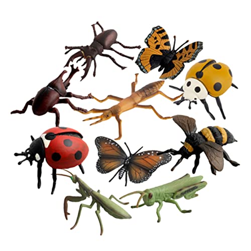 Vaguelly Teiliges Insektenmodell aus Kunststoff Realistische Kleine Tierfiguren für Pädagogisch für Natur und Umwelterziehung für Sandkastenszenen und Lernspiele von Vaguelly