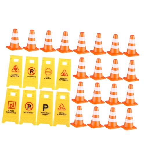 Vaguelly Teiliges Mini Verkehrsschilder Spielset für Abnehmbare Straßenschilder und Orangefarbene Verkehrskegel Kindersicheres Lernspielzeug Verkehrsverständnis Kreativität und Motorischen Vaguelly Teiliges Mini Verkehrsschilder Spielset für Abnehmbare Straßenschilder und Orangefarbene Verkehrskegel Kindersicheres Lernspielzeug Verkehrsverständnis Kreativität und Motorischen von Vaguelly