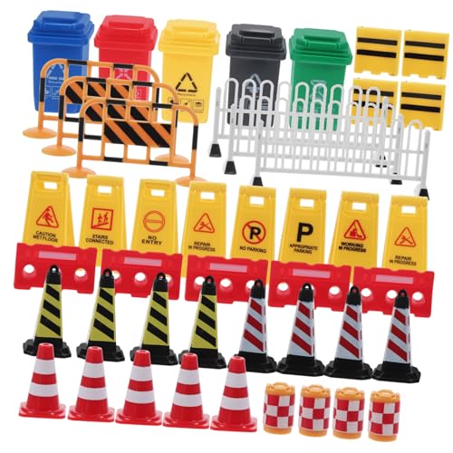 Vaguelly Teiliges Mini verkehrsschilder Spielset aus Kunststoff Lehrreiches Verkehrssicherheits Bunte Verkehrsbarrieren Modelle Leicht und Tragbar für Kreatives Lernen und Rollenspiele Vaguelly Teiliges Mini verkehrsschilder Spielset aus Kunststoff Lehrreiches Verkehrssicherheits Bunte Verkehrsbarrieren Modelle Leicht und Tragbar für Kreatives Lernen und Rollenspiele von Vaguelly