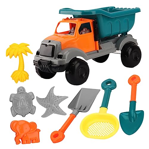 Vaguelly Teiliges Set Sandspielzeug für Kreative Strandspielzeuge mit Baufahrzeugen Material Strapazierfähig Farbenfroh und Sicher für Stundenlangen Spielspaß Am Strand von Vaguelly