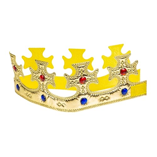 Vaguelly Tiara stutzenhalter kopfschmuck Glänzend Halloween-Kronenkostüm Prinzenkrone für Jungen edelsteine für kleider kreative kinderkönigskrone Königskrone für Stoff Golden Vaguelly Tiara stutzenhalter kopfschmuck Glänzend Halloween-Kronenkostüm Prinzenkrone für Jungen edelsteine für kleider kreative kinderkönigskrone Königskrone für Stoff Golden von Vaguelly
