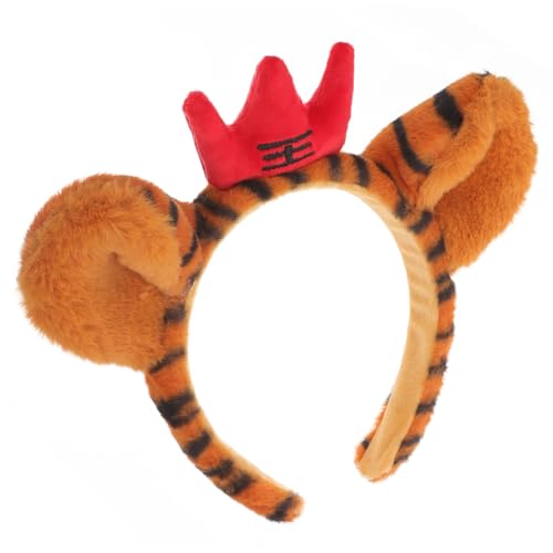Vaguelly Tiger Ohren Haarreif Niedliches Tierohren Stirnband für Frauen Kreatives Kostüm Accessoire für Partys Karneval und Cosplay mit Braunen und Roten Akzenten Vaguelly Tiger Ohren Haarreif Niedliches Tierohren Stirnband für Frauen Kreatives Kostüm Accessoire für Partys Karneval und Cosplay mit Braunen und Roten Akzenten von Vaguelly