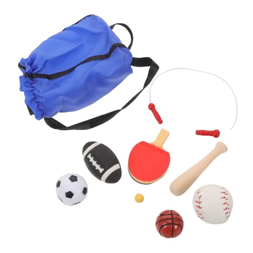 Vaguelly Tischseil Für Requisiten Hausausstattung Fotografie Aufbewahrung Puppenhaus Sprung Basketball Puppe Baseball Mini Dekor Sporttasche Tennis Tolles Zubehör – Fußball Vaguelly Tischseil Für Requisiten Hausausstattung Fotografie Aufbewahrung Puppenhaus Sprung Basketball Puppe Baseball Mini Dekor Sporttasche Tennis Tolles Zubehör – Fußball von Vaguelly