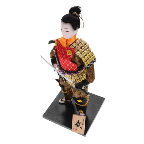 Vaguelly Traditionelle Japanische Samurai Puppe Handgefertigte Dekofigur für Japanische Wohnkultur Einzigartiges Sammlerstück mit Authentischem Design für Zuhause Vaguelly Traditionelle Japanische Samurai Puppe Handgefertigte Dekofigur für Japanische Wohnkultur Einzigartiges Sammlerstück mit Authentischem Design für Zuhause von Vaguelly