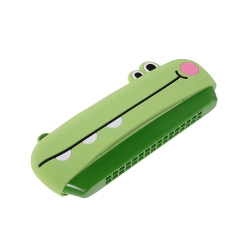 Vaguelly Tragbares Musikspielzeug für Anfänger Cartoon Krokodil Design Lerninstrument für Geeignet für Zuhause Schule und Outdoor Aktivitäten Grün Vaguelly Tragbares Musikspielzeug für Anfänger Cartoon Krokodil Design Lerninstrument für Geeignet für Zuhause Schule und Outdoor Aktivitäten Grün von Vaguelly