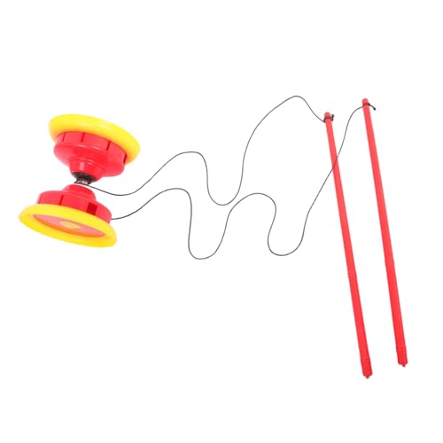Vaguelly Triple Bearing Diabolo Yoyo Set mit Schutzkanten Doppelseitiges Design für Senioren und Fitness im Freien für Ruhige Übungen und Koordinationssteigerung von Vaguelly