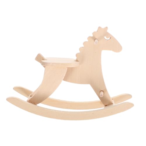 Vaguelly Trojaner-Modell Mini Schaukeln Pferd winzig Puppenhaus Schaukelpferd unvollendet kleines Schaukelpferd schaukelpferd Dollhouse -Schaukelstuhl Pferdeschaukel Birke Beige Vaguelly Trojaner-Modell Mini Schaukeln Pferd winzig Puppenhaus Schaukelpferd unvollendet kleines Schaukelpferd schaukelpferd Dollhouse -Schaukelstuhl Pferdeschaukel Birke Beige von Vaguelly