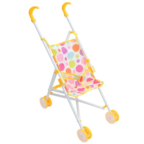 Vaguelly Trolley- puppenwagen Buggy kinderpuppenwagen doll Stroller Toy for The Teachers Puppen puppenwagen Kinderwagen spielzeuge Puppensachen Spielhauszubehör Eisen von Vaguelly