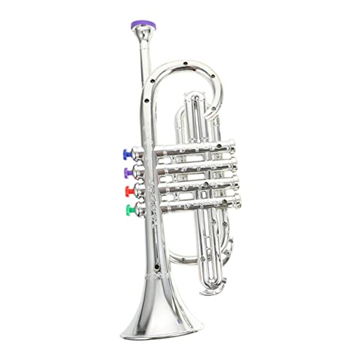 Vaguelly Trompetenspielzeug mit Glatten Kanten Kreatives Lerninstrument Leichtes Sicheres Musikinstrument für Mädchen und Jungen Fördert Musikalische Entwicklung und Kreativität von Vaguelly