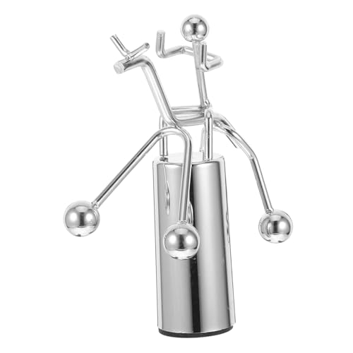 Vaguelly Tumbler Ornament Desktop Balancing Pferdespielzeug Reitspielzeug Balancebälle Dekoration Balance Physik Balancierspielzeug Schaukel Balancebälle Tumbler Metall Silber Vaguelly Tumbler Ornament Desktop Balancing Pferdespielzeug Reitspielzeug Balancebälle Dekoration Balance Physik Balancierspielzeug Schaukel Balancebälle Tumbler Metall Silber von Vaguelly