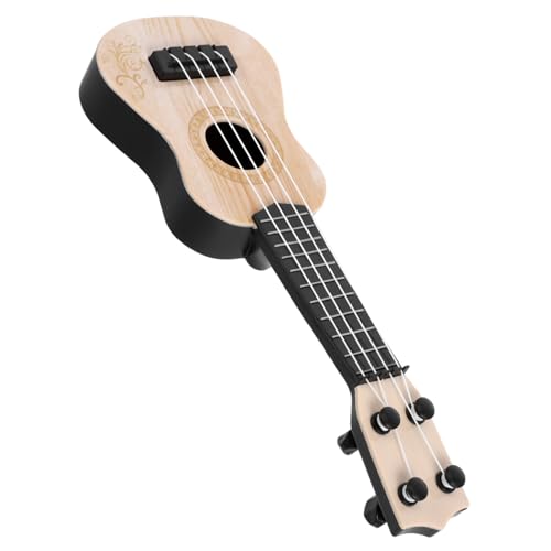 Vaguelly Baby-musikspielzeug Für Jungen Und Mädchen 4-saitige Gitarre Pädagogisches Musikinstrument Spielzeug Realistischer Weiß von Vaguelly