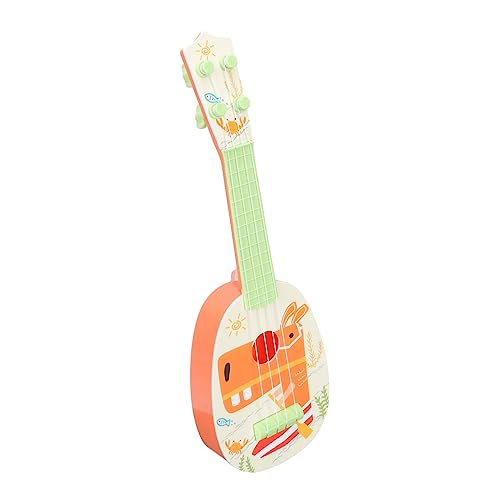 Vaguelly Ukulele-gitarrenspielzeug Für Jungen Und Mädchen Pädagogisches Musikinstrument Cartoon-Design Für Jungen Und Mädchen von Vaguelly