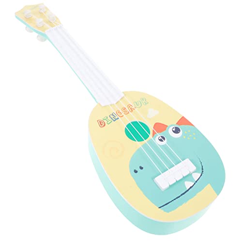 Vaguelly Ukulele Instrument Babys Musical Gitarre Xylophon Kleinkind Ukulele Kunststoff von Vaguelly