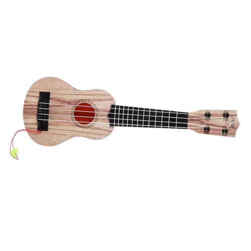 Vaguelly Ukulele-musikspielzeug Für Anfänger Für Jungen Und Mädchen Sicheres Material Herzförmiges 4-saiter-simulationsinstrument Eltern-Kind- Zum Geburtstag von Vaguelly