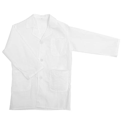 Vaguelly Kinder-Laborkittel Für Kinder Unisex Arztkostüm Waschbar Wissenschaftlerkleidung Kinder-Laborkittel Mit Taschen Cosplay-zubehör Für Partys Vaguelly Kinder-Laborkittel Für Kinder Unisex Arztkostüm Waschbar Wissenschaftlerkleidung Kinder-Laborkittel Mit Taschen Cosplay-zubehör Für Partys von Vaguelly