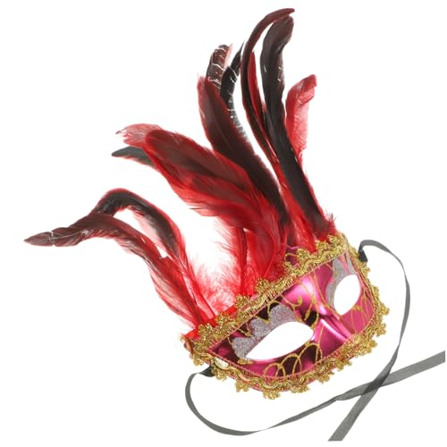 Vaguelly Venezianische Maske für Erwachsene Elegante Masquerade Maske für Halloween Karneval Cosplay und Fotoshootings Stilvolles Kostümzubehör für Partys und Bühnenaufführungen von Vaguelly
