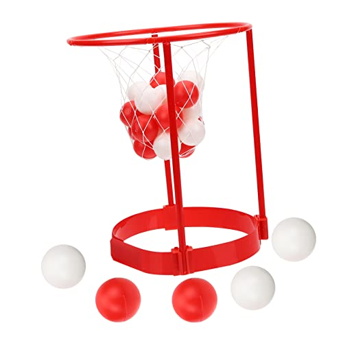 Vaguelly Verstellbares Basketball Wurfspiel Kopfband aus Langlebigem Kunststoff Wiederverwendbares Partyspiel für Erwachsene Fördert Bewegung bei Familienfeiern Indoor und Outdoor Geeignet von Vaguelly