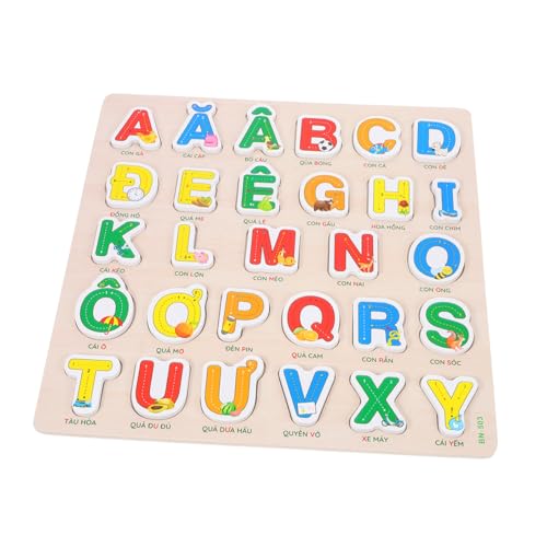 Vaguelly Holzpuzzle-Form-Matching-Spielzeug Für Kleinkinder Puzzle-blöcke Vorschul-lernspielzeug Lernspielzeug Für Kinder von Vaguelly