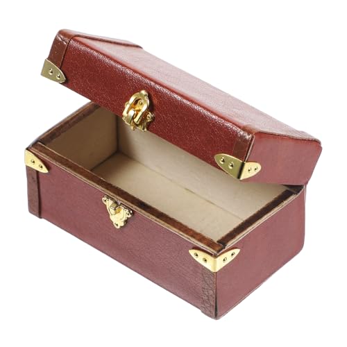 Vaguelly Miniatur-gepäckkoffer Mini-Koffer Zum Spielen Im Koffer Im Vintage-Stil Realistisches Bastel-puppenhaus-mini- von Vaguelly