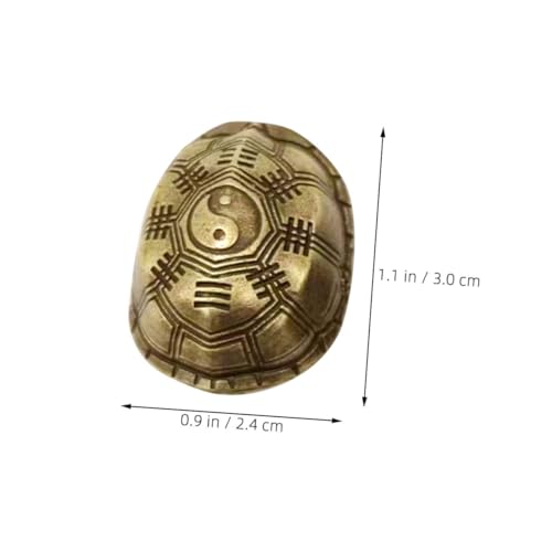 Vaguelly Vintage Messing Schildkröten Skulptur Retro Turtle Shell Handgefertigt Vielseitig Dekoratives Feng Shui Divinationsmünzen Chinesische Münzen für Schreibtisch Ornament Vaguelly Vintage Messing Schildkröten Skulptur Retro Turtle Shell Handgefertigt Vielseitig Dekoratives Feng Shui Divinationsmünzen Chinesische Münzen für Schreibtisch Ornament von Vaguelly