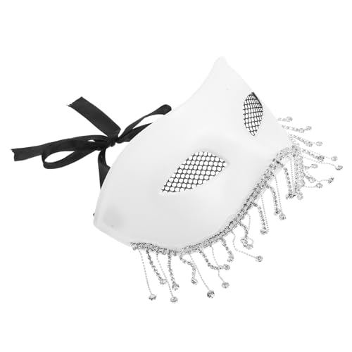 Vaguelly Vintage Strass Maske mit Quasten für Halloween Karneval Elegante Halbmaske für Damen für Maskenbälle Bühnenaufführungen und Kostümpartys Vaguelly Vintage Strass Maske mit Quasten für Halloween Karneval Elegante Halbmaske für Damen für Maskenbälle Bühnenaufführungen und Kostümpartys von Vaguelly