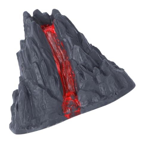 Vaguelly Mini- -Statue Für Aquarium-Dekoration Gartendekor Vulkanspielzeug -Modell Simulationsvulkan Fischversteck Für Schreibtisch Ornament Für Aquarien von Vaguelly