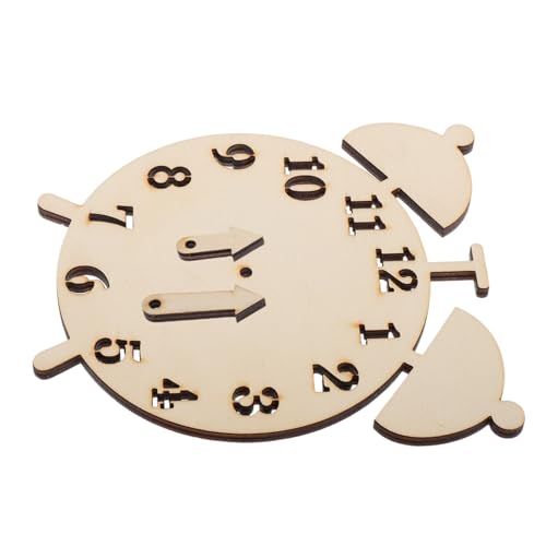 Vaguelly Wecker aus Holzspänen Kinderspielzeug Digitaluhr Frontspielzeug für das Schulalter Holzspielzeug Uhr DIY Holz Uhr DIY Uhr zählen Montessori Mathe- Khaki Vaguelly Wecker aus Holzspänen Kinderspielzeug Digitaluhr Frontspielzeug für das Schulalter Holzspielzeug Uhr DIY Holz Uhr DIY Uhr zählen Montessori Mathe- Khaki von Vaguelly