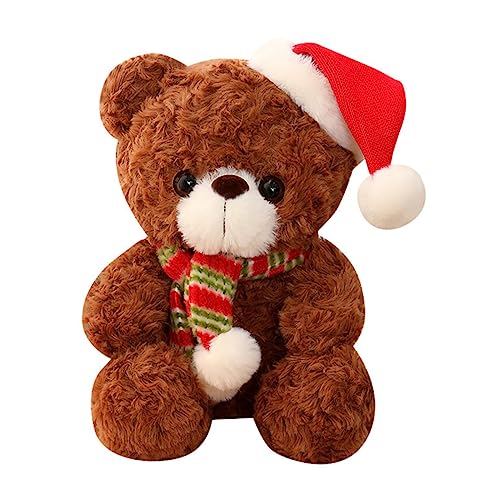 Vaguelly Weihnachtsbär beschwertes Kuscheltier Weihnachts Figuren dekofiguren Weihnachten weihnachtsornament tragen Dekorationen Dachs Weihnachtspuppengeschenk Bärenpuppe PP Baumwolle Brown Vaguelly Weihnachtsbär beschwertes Kuscheltier Weihnachts Figuren dekofiguren Weihnachten weihnachtsornament tragen Dekorationen Dachs Weihnachtspuppengeschenk Bärenpuppe PP Baumwolle Brown von Vaguelly