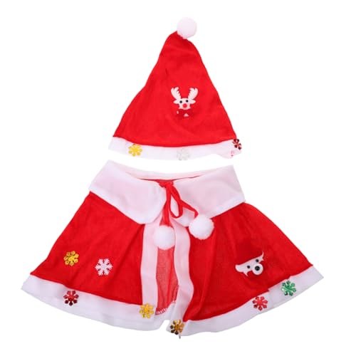 Vaguelly Weihnachtscape Rot Samt mit Kapuze und Santa Mütze Weicher Weihnachtsumhang für Festliche Auftritte Bühnenkostüm für Winterfeiern und Weihnachtsfeste Vaguelly Weihnachtscape Rot Samt mit Kapuze und Santa Mütze Weicher Weihnachtsumhang für Festliche Auftritte Bühnenkostüm für Winterfeiern und Weihnachtsfeste von Vaguelly