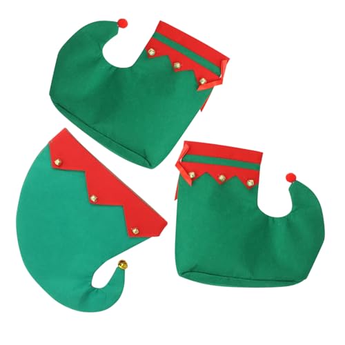 Vaguelly Weihnachtswichtel Kostüm Set mit Zipfelmütze und Schuhen Leichtes Cosplay Outfit für Jungen und Mädchen Festliches Elfen Accessoire für Karneval und Weihnachtsfeier Vaguelly Weihnachtswichtel Kostüm Set mit Zipfelmütze und Schuhen Leichtes Cosplay Outfit für Jungen und Mädchen Festliches Elfen Accessoire für Karneval und Weihnachtsfeier von Vaguelly