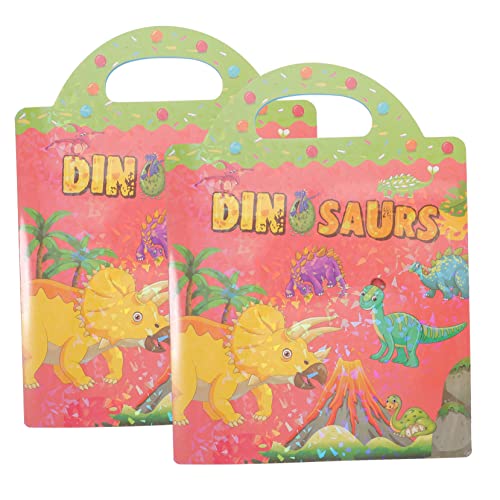 Vaguelly Wiederverwendbares Stickerbuch für Kleinkinder Dinosaurier Thema Pädagogisches DIY Kreativität und Handfertigkeiten Bücher für Vorschulkinder und Junge Vaguelly Wiederverwendbares Stickerbuch für Kleinkinder Dinosaurier Thema Pädagogisches DIY Kreativität und Handfertigkeiten Bücher für Vorschulkinder und Junge von Vaguelly