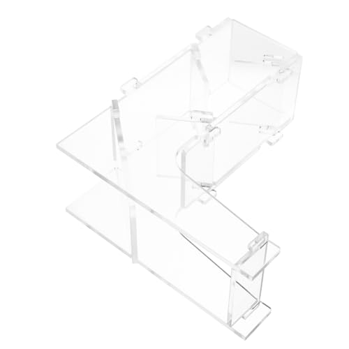 Vaguelly Würfelturm Würfelrolle Zubehör Für Brettspiele DIY-spielbrett Würfelrolltablett Würfeltürme DIY-brettspiel Tischspiele, Würfelspiele Turmwürfel Acryl Transparent von Vaguelly