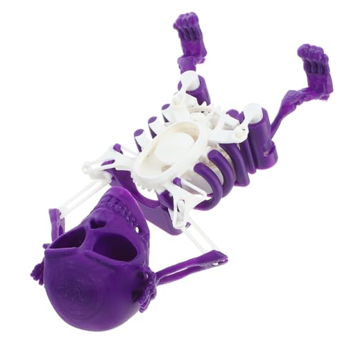 Vaguelly Zappelspielzeug Hand Sensorisches Outdoor- Skelett Kinderspielzeug Für Angstlinderung 3D-gedrucktes Fidget- Violett Plastik Vaguelly Zappelspielzeug Hand Sensorisches Outdoor- Skelett Kinderspielzeug Für Angstlinderung 3D-gedrucktes Fidget- Violett Plastik von Vaguelly