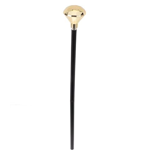 Vaguelly Zauberstab Cosplay mit Diamanten Goldfarbene Party Accessoire für Halloween und Bühnenaufführungen Leicht und Vielseitig Einsetzbar von Vaguelly