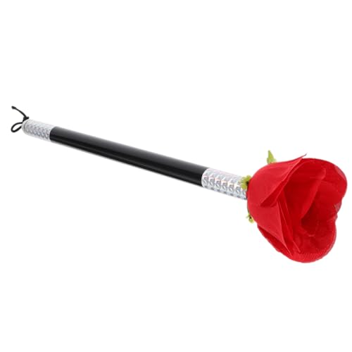 Vaguelly Zauberstabblume Gimmick Romantische Rose Partei Stieg Trickrose Lustiges Gimmick Rosen Spiel Gimmick-Rose Bühne Trickblumen Gimmick Gefälschte Rose Stieg Stütze Kunststoff von Vaguelly