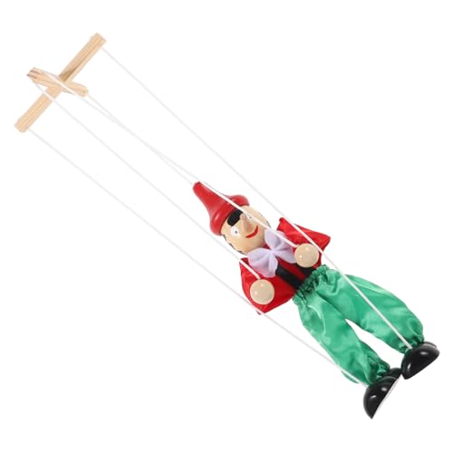 Vaguelly Zeichenfolge Marionettenspielzeug Puppen kinderpuppe für Partys - Fadenpuppe kinderspielzeug Holzleute Steckpuppenfiguren Interaktives Holzpuppe Stoff von Vaguelly