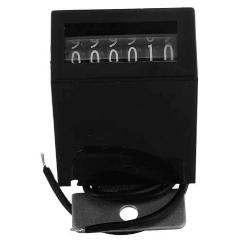 Vaguelly Zubehör für Kranmaschinen Zahlenklickzähler Zeilenzähler Clicker-Zähler Fingerklickzähler Präzisionszähler Handklickzähler Zubehör für Brettspiele Handheld-Zähler Plastik Black von Vaguelly