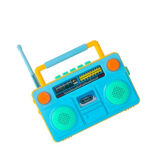 Vaguelly analoges Radio Spielzeug vorgeben Rollenspiel Spielzeug Spielzeuge Kinderspielzeug Radio Spielzeug für Kinder Hausspielzeug Spielen Mini Haushaltsgeräte Abs von Vaguelly