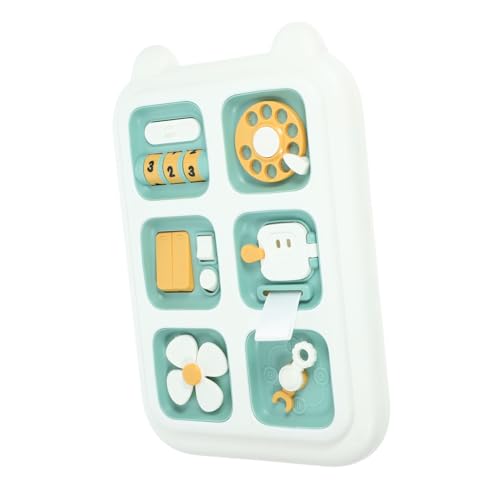 Vaguelly beschäftigtes Brettspielzeug kinderspielzeug - Spaß Tastspielzeug Montessori- für sensorisches für Kleinkinder pp Green von Vaguelly