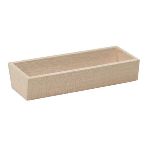 Vaguelly für kinderspielzeug Decoration playmobilhaus bastelzeug Dekorativ Dekorationen Vase puppenhaus Mini- -Wohnzimmer-Accessoires Mini-Hausverzierung hölzern Beige von Vaguelly